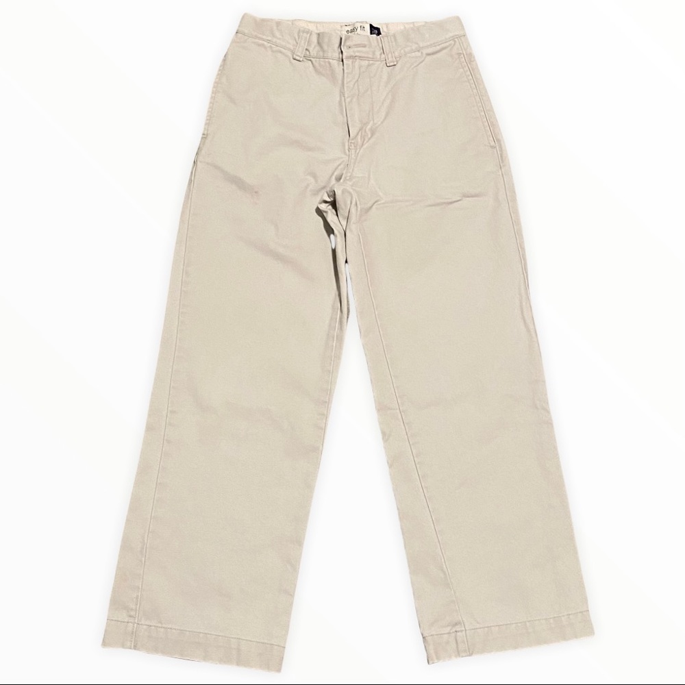 Gap Kids Easy Fit Khaki Pants Adjustable Waist Size 12 Regular